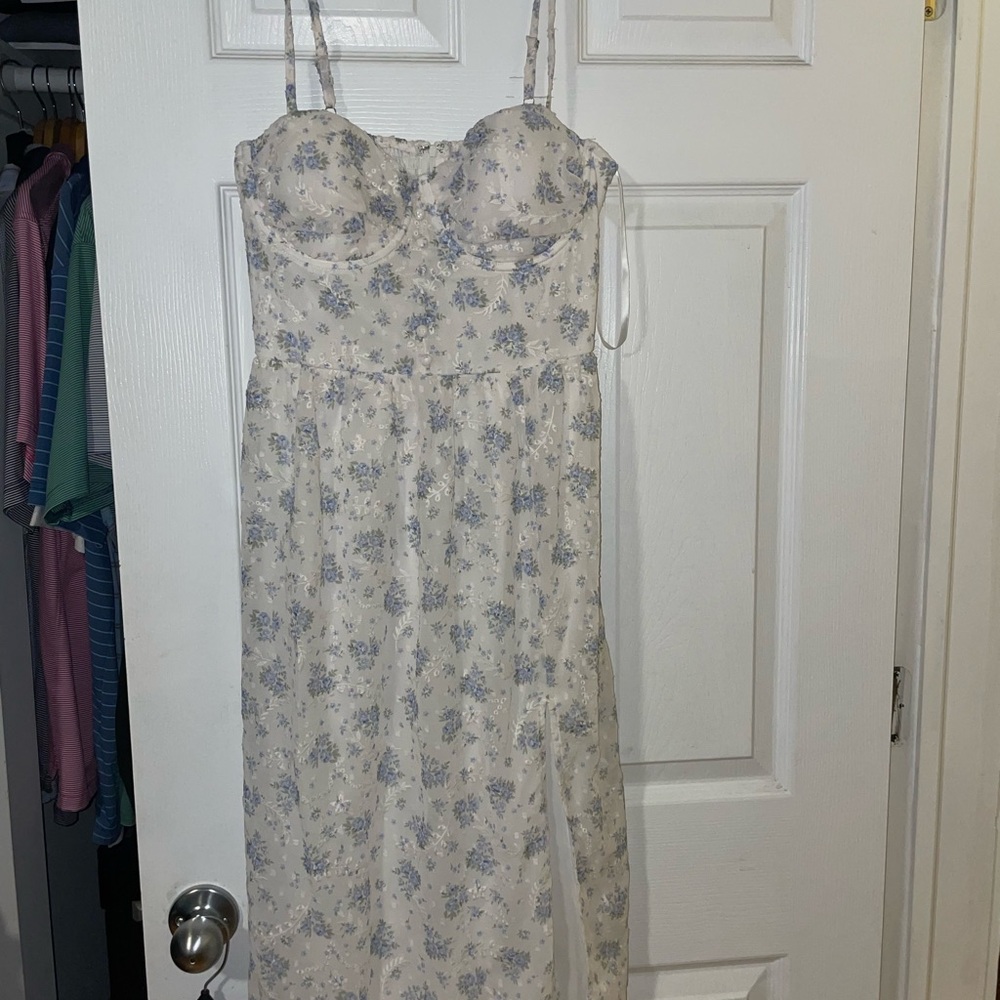 Floral Spaghetti Strap Dress